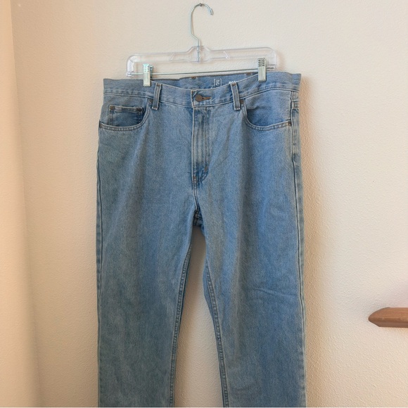 George Men's Light Blue Jeans, 36x34 - Picture 3 of 7